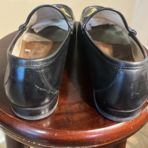 Black Gucci Horsebit Loafers - Picture 2 of 13